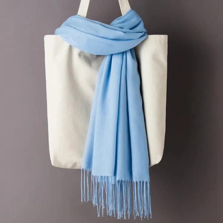 200*70cm Unisex Cashmere Scarf Warm Shawl Female Pashmina Kerchief Wool Stole Head Neck Long Winter Women Ladies men muffler - Image 28