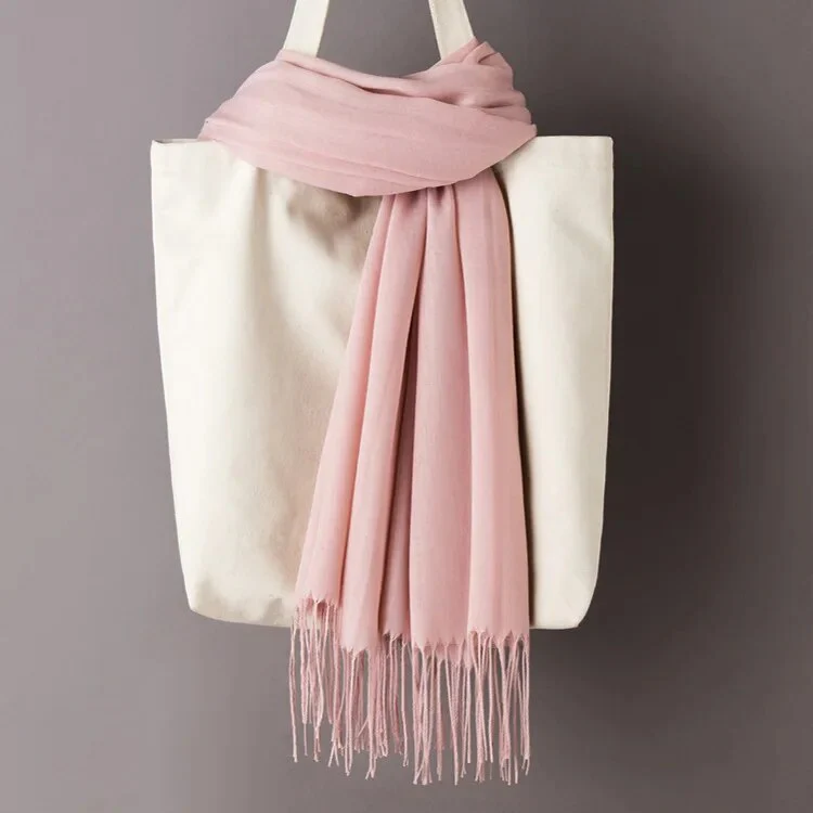 200*70cm Unisex Cashmere Scarf Warm Shawl Female Pashmina Kerchief Wool Stole Head Neck Long Winter Women Ladies men muffler - Image 30