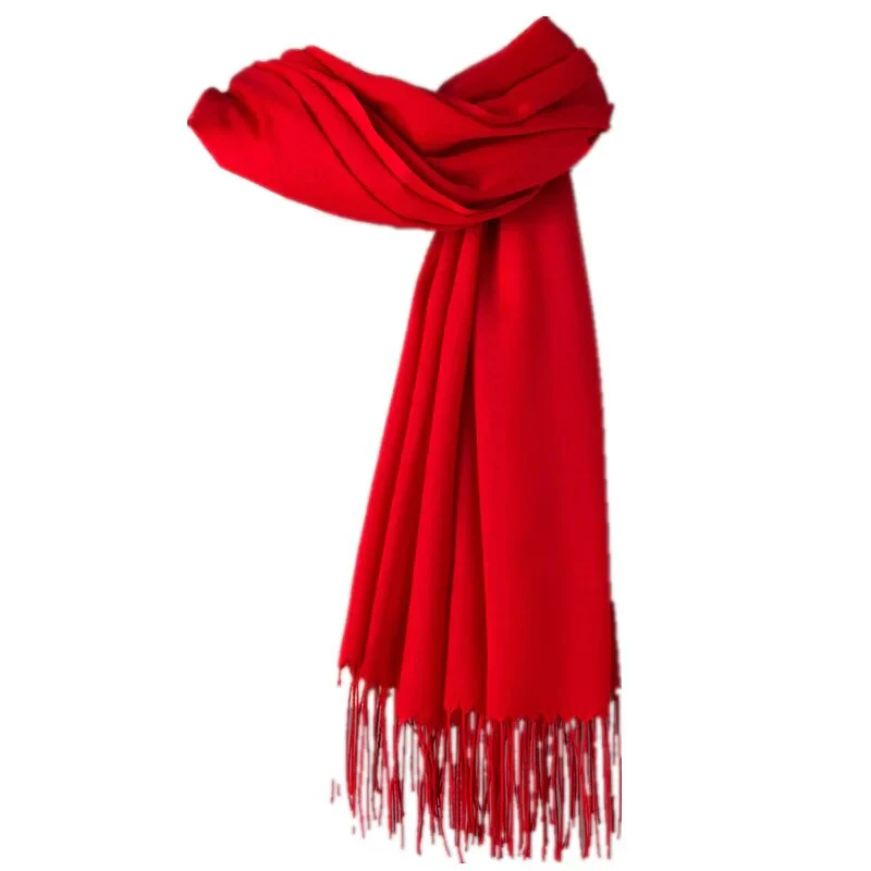200*70cm Unisex Cashmere Scarf Warm Shawl Female Pashmina Kerchief Wool Stole Head Neck Long Winter Women Ladies men muffler - Image 4