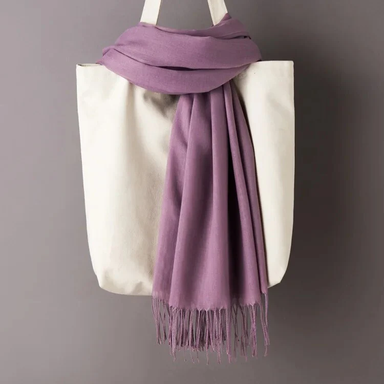 200*70cm Unisex Cashmere Scarf Warm Shawl Female Pashmina Kerchief Wool Stole Head Neck Long Winter Women Ladies men muffler - Image 7