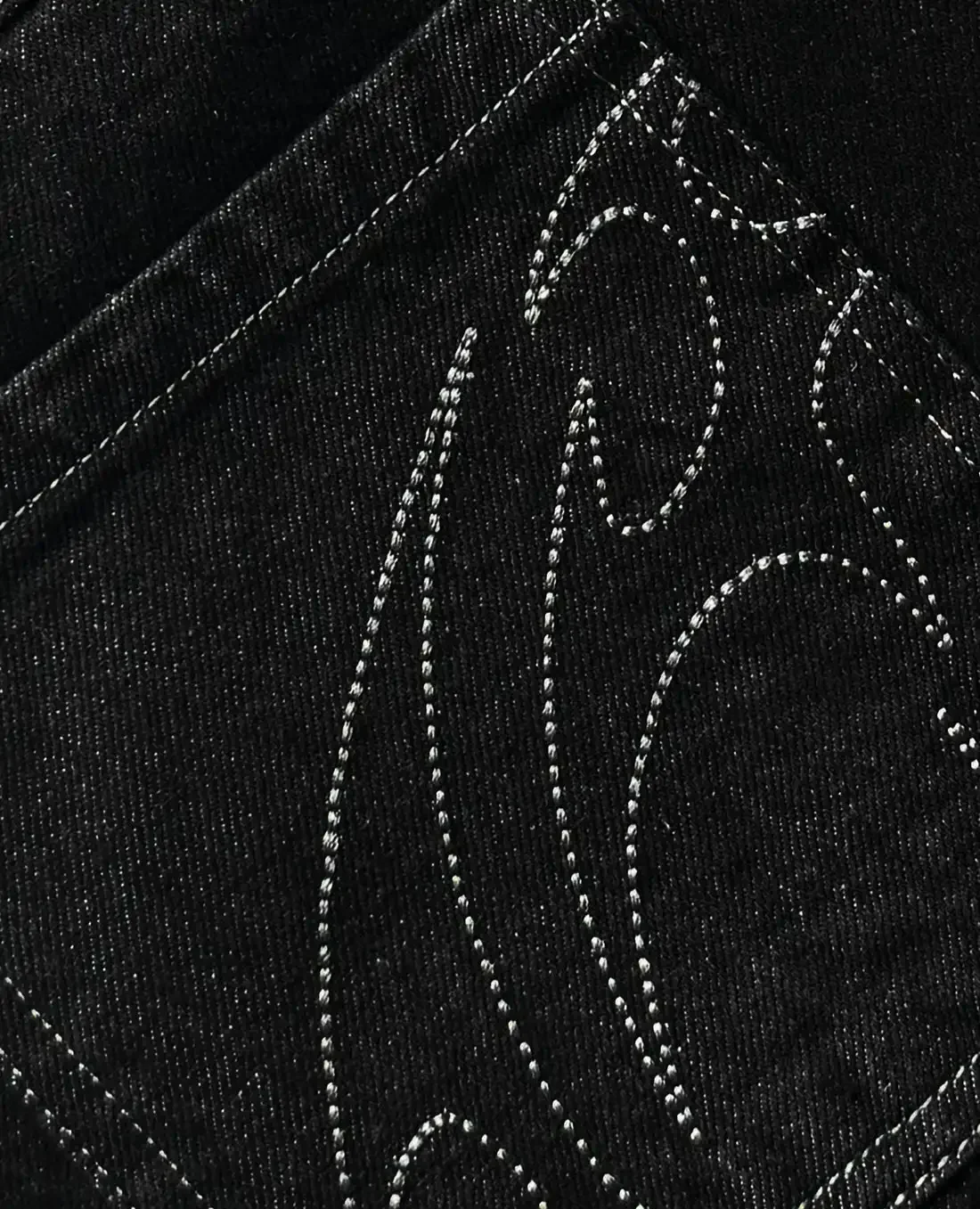 2000s Retro Street Embroidery Jeans Male R&BY2K Harajuku Hip Hop Gray Style Jeans Male Solid Color Loose Straight Pants Female - Image 4