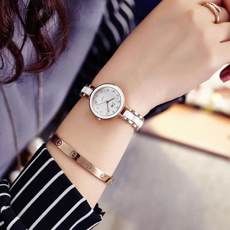 2019 New Brand JW Bracelet Watches Women Luxury Crystal Dress Wristwatches - Image 4