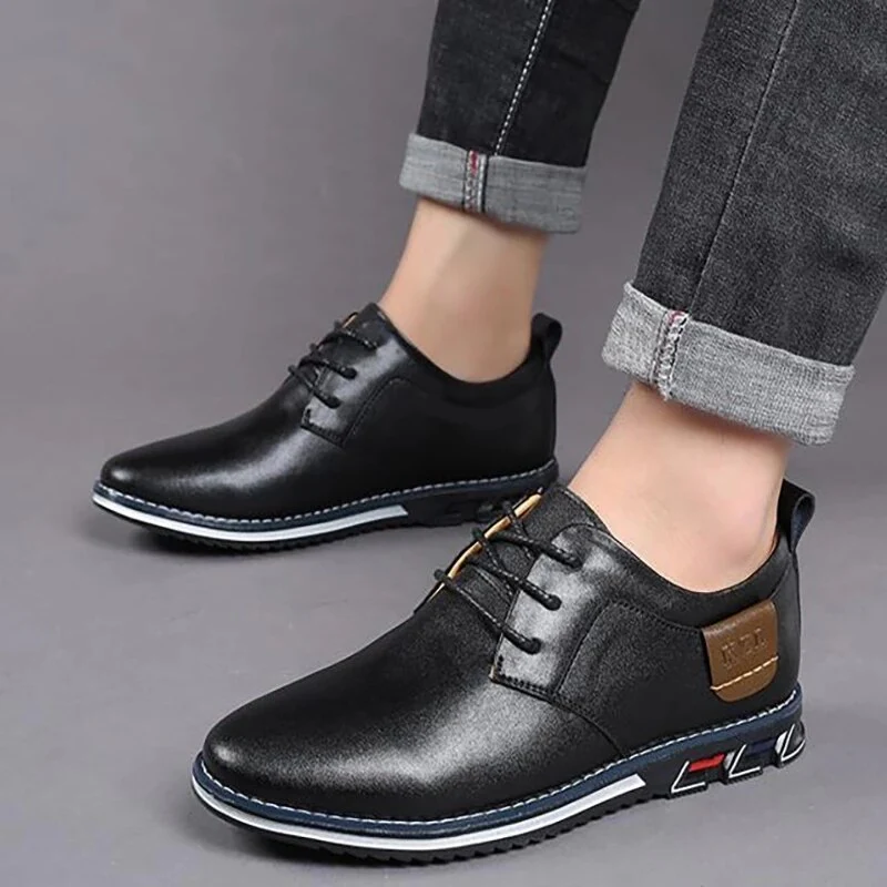 2020 Big Plus Size 38-48 Leather Men Shoes Fashion Loafers Breathable Casual Slip On - Image 11