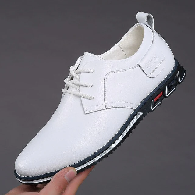2020 Big Plus Size 38-48 Leather Men Shoes Fashion Loafers Breathable Casual Slip On - Image 2