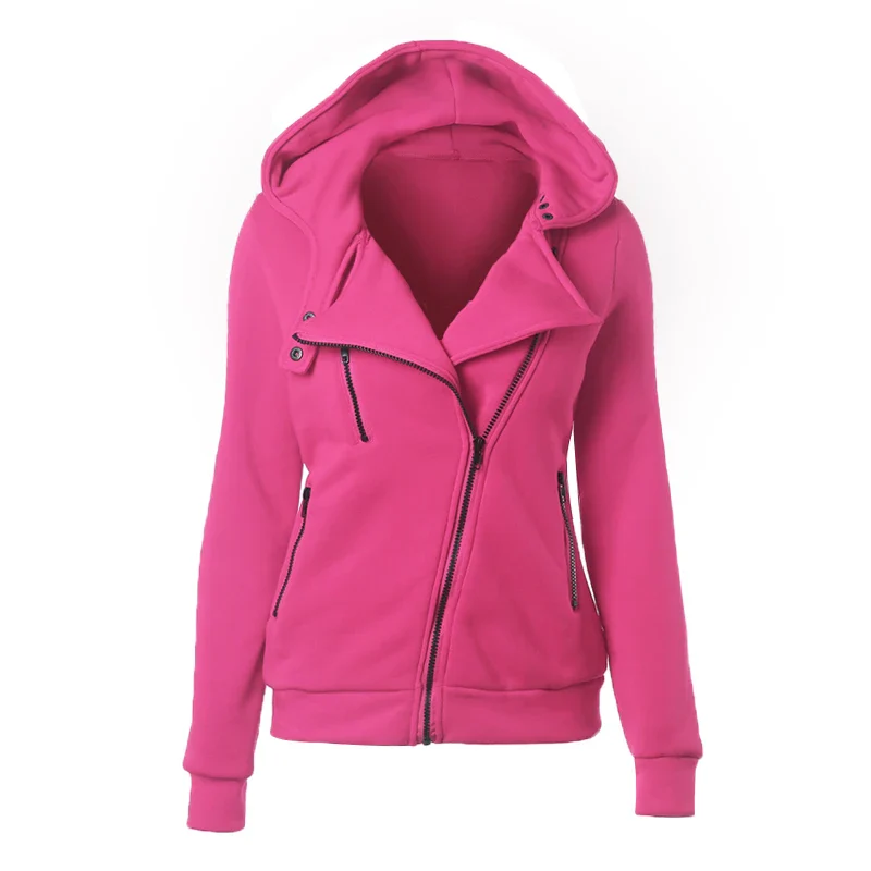 2020 Casual Winter Women Basic Jackets Cardigan Cotton Hoodies Female Coat Black Outerwear Hoodies Sweatshirts Plus Size 3XL 50 - Image 6