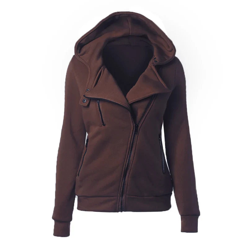 2020 Casual Winter Women Basic Jackets Cardigan Cotton Hoodies Female Coat Black Outerwear Hoodies Sweatshirts Plus Size 3XL 50 - Image 8