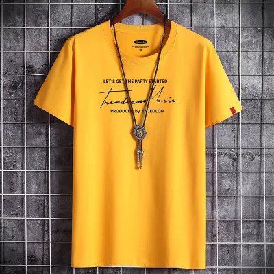 2020 Newest T Shirt Fitness White O Neck Man T-shirt For Male Tshirts S-5XL Men Clothing T-shirts Mens - Image 10