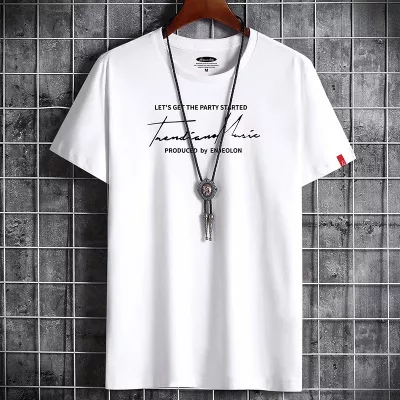 2020 Newest T Shirt Fitness White O Neck Man T-shirt For Male Tshirts S-5XL Men Clothing T-shirts Mens - Image 11