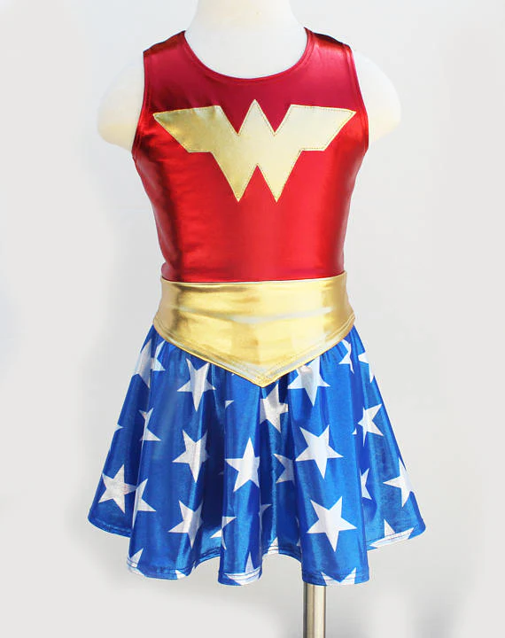 2020  SuperHero Girls TuTu Dress Hot Halloween Costume (3-9Years) Diana Party Dress - Image 10