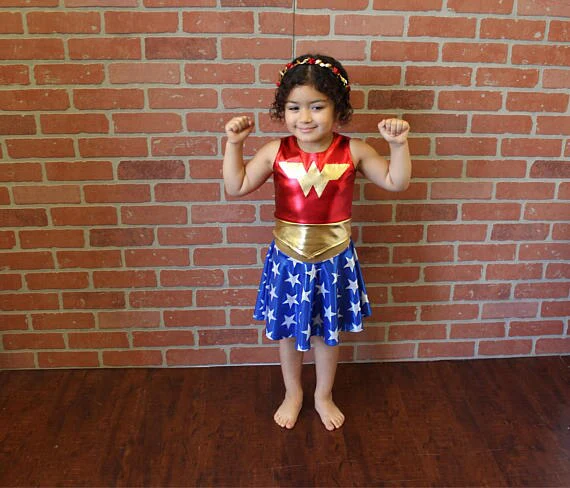 2020  SuperHero Girls TuTu Dress Hot Halloween Costume (3-9Years) Diana Party Dress - Image 8