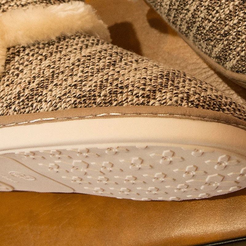 2020 Winter Women Slippers Cotton Home Shoes Couples Lovers Wool Warm Soft Shoes - Image 6