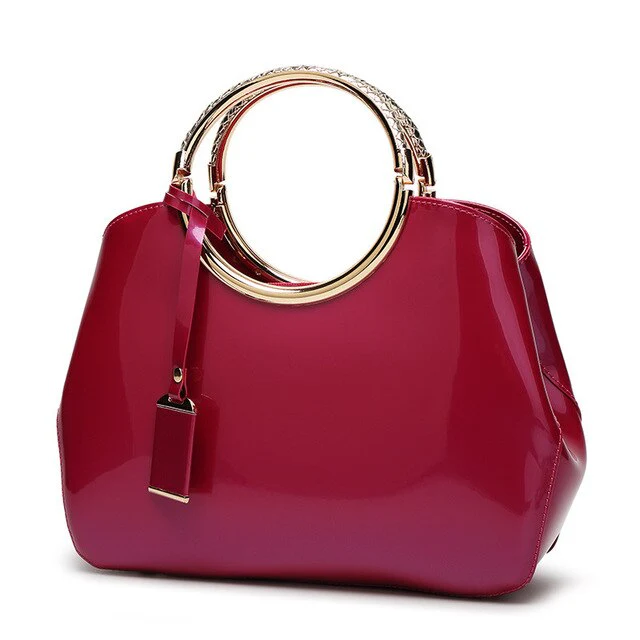 2021 Famous Brands Women Bag High Quality Women Handbags Patent Leather Ladies Cross Body Messenger Shoulder Bags Bolsa Feminina - Image 3