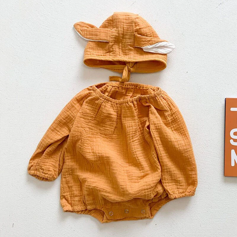 2021 New Autumn Kids Girl Long Sleeve Embroider Rompers Spring Infant Baby Girl Romper - Image 14