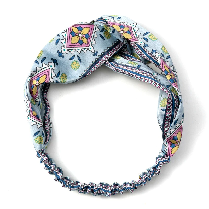 Sexy New Design Fashion Women Summer Style Headbands Bohemian Girl Cross Turban - Image 33