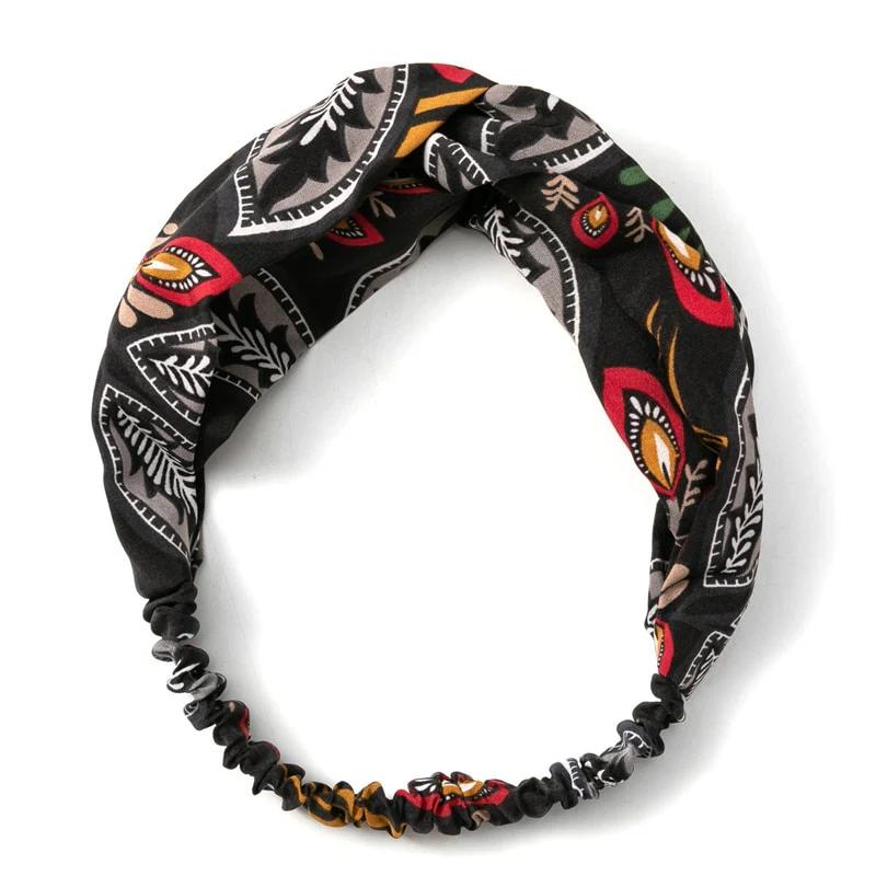 Sexy New Design Fashion Women Summer Style Headbands Bohemian Girl Cross Turban - Image 53