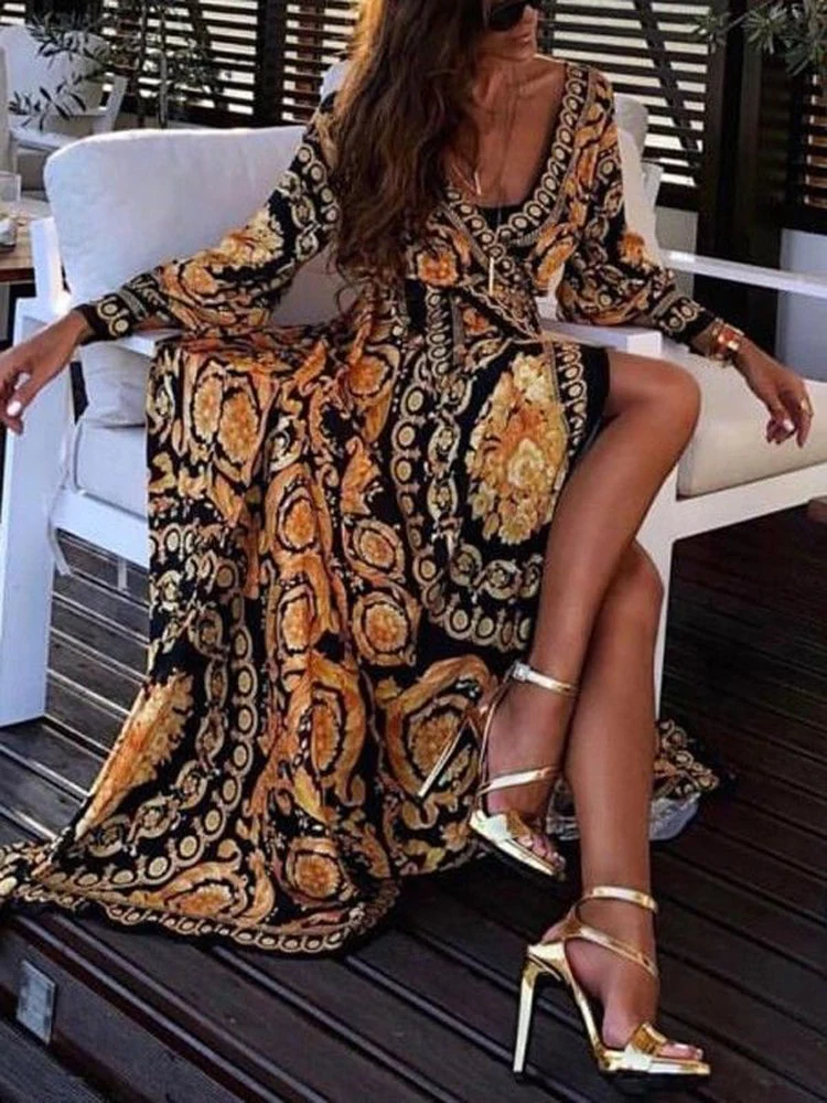 2021 New Style Fashion Elegant Women Sexy Boat Neck Glitter Deep V Neck - Image 8