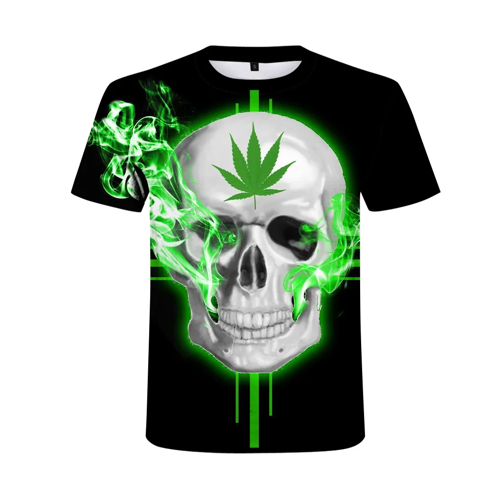 2021 new Weed 3D Printed Men tshirt Man Women Funny t shirts Homme Fashion Short Sleeve Hip Hop T-shirt Couple Tee Shirt - Image 4