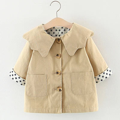 2021 Spring Autumn Girls Windbreaker Coat Jackets Baby Kids Flower Embroidery Hooded Outwear For Baby Kids Coats Jacket Clothing - Image 9