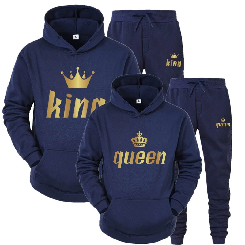 2022 Fashion Couple Sportwear Set KING or QUEEN - Image 13