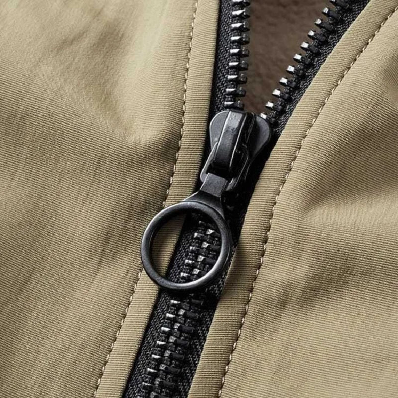 2022 High Quality Autumn Winter Velvet Jacket man Clothes zipper Coat Men Jacket Men Cotton Jacket Jacket Cotton Fat Male Army - Image 4