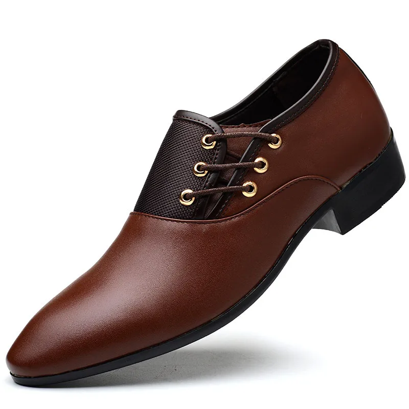 2022 Italian men's leather shoes large size luxury dress shoes men's high quality office loafers men's casual wedding shoes - Image 8