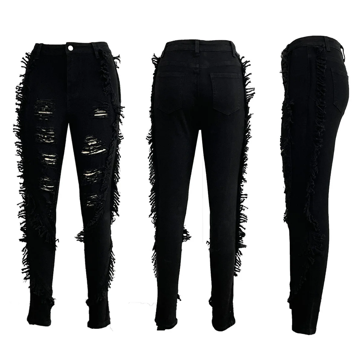 2022 New Arrivals Spring High Waist Fashion Jeans - Image 7