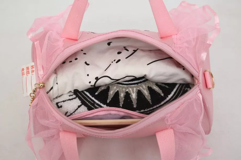 2022 New Ballet Dance Bags Pink  Girls Sports Dance Kids Backpack Baby Barrels Package Bag Costume Clothes Shoes Dress Handbag - Image 5