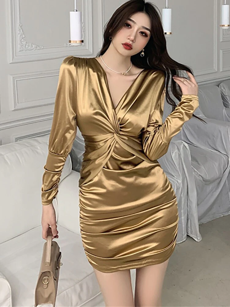 2022 Sexy New Prom Party Fashion Women's Stain Dresses - Image 4