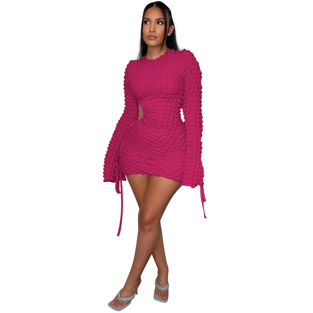 2023 Sexy Africa Clothing African Dresses For Women Dashiki New Style Spring Autumn Dress - Image 3