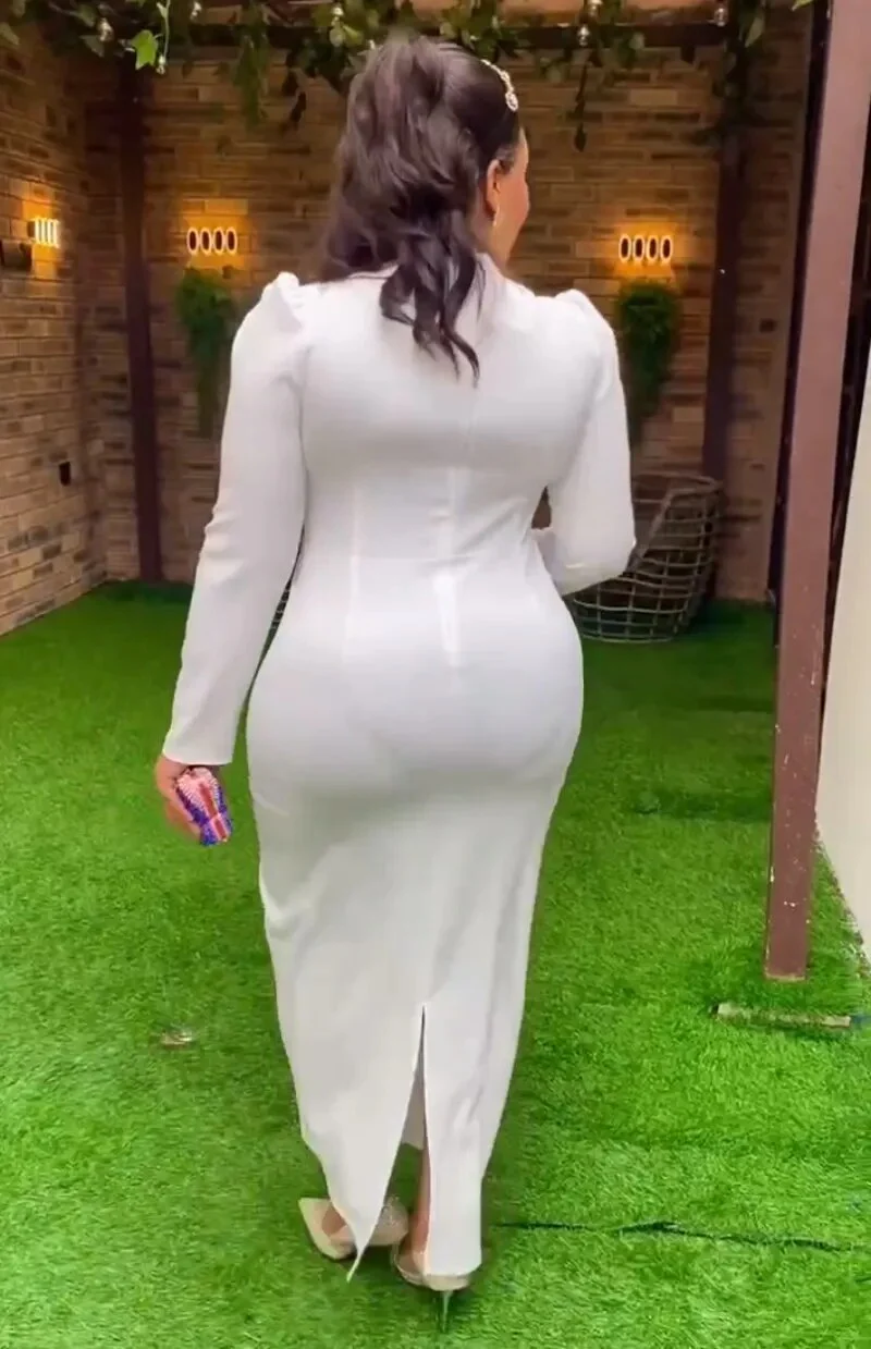 2023 African Women Plus Size Evening Dresses Wedding Party Long Luxury Gown Bodycon Mermaid Dress Ankara Ladies Africa Clothing - Image 6