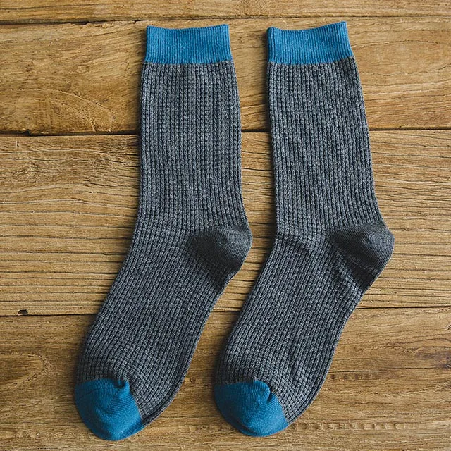 2023 Autumn Winter New High Quality Organic Cotton Harajuku Happy Men Socks Compression Sock Men's Business Dress Long Sock Gift - Image 10