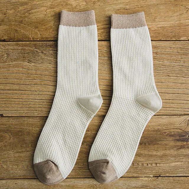 2023 Autumn Winter New High Quality Organic Cotton Harajuku Happy Men Socks Compression Sock Men's Business Dress Long Sock Gift - Image 11