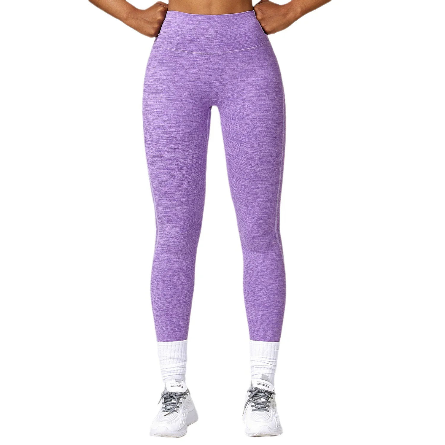 2023 European and American Sanding High Waist Yoga Pants Cationic Cargo Pocket Buttock Lifting Tight Sports Fitness Pants Trousers Women - Image 5