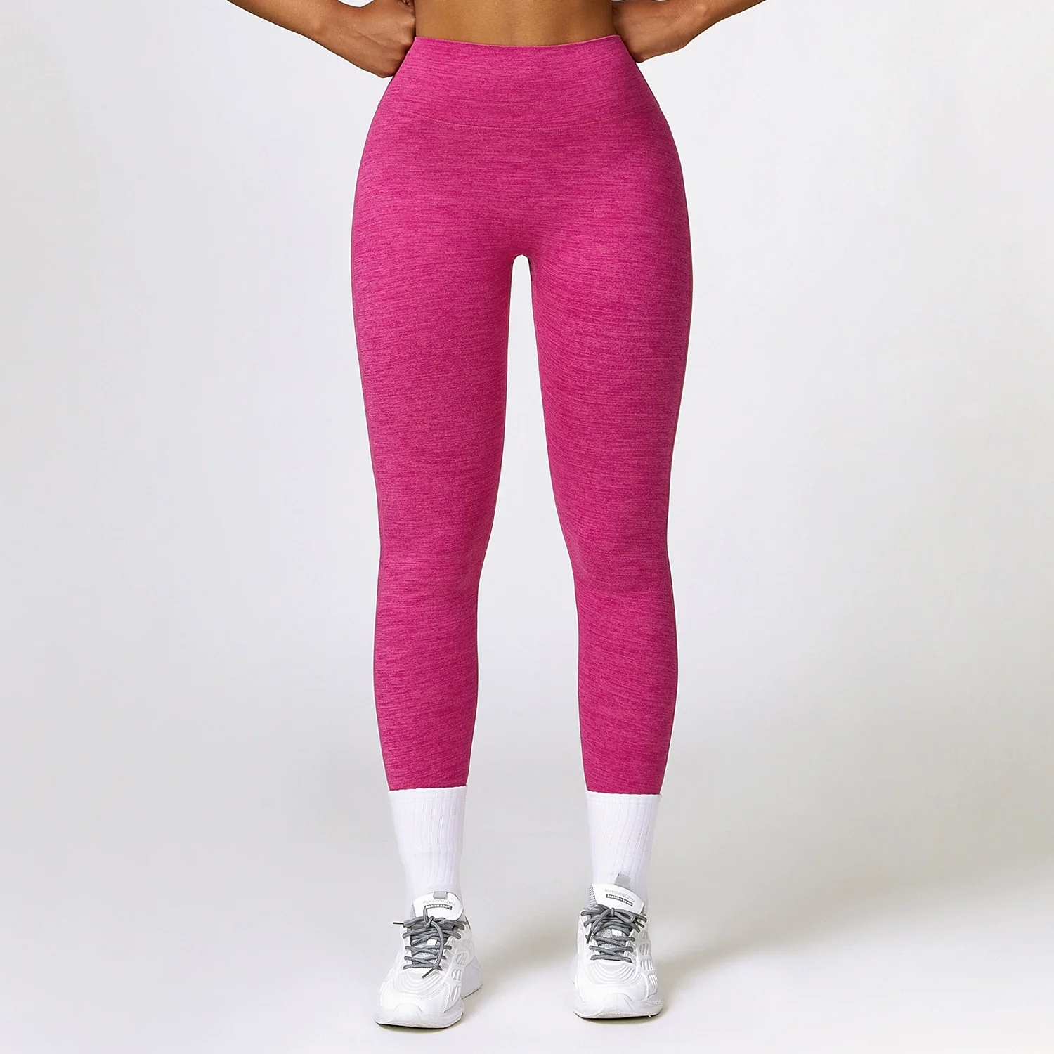 2023 European and American Sanding High Waist Yoga Pants Cationic Cargo Pocket Buttock Lifting Tight Sports Fitness Pants Trousers Women - Image 7