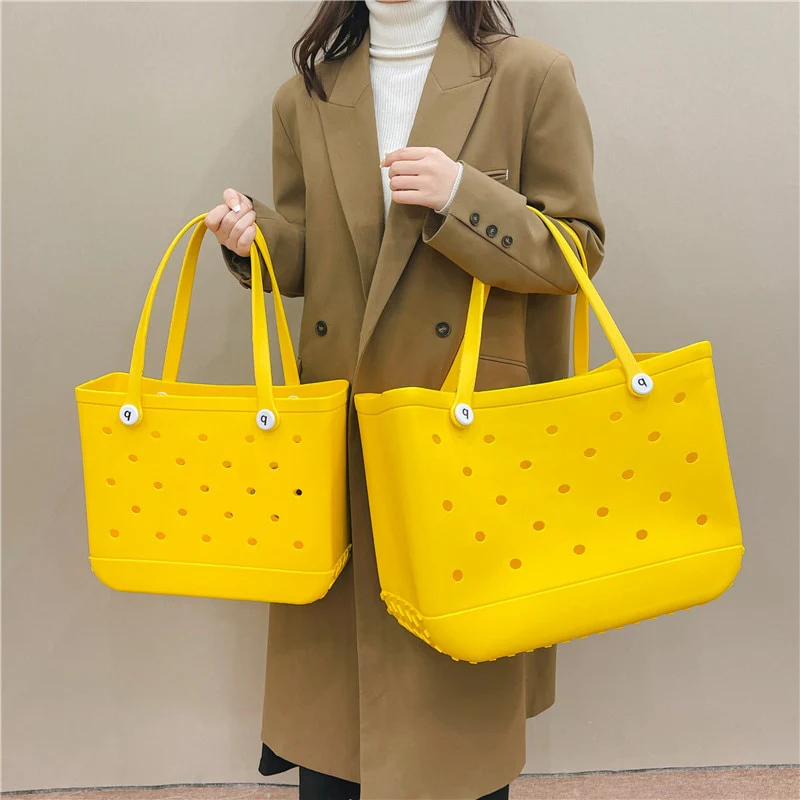 2023 Fashion Bags Solid Color Camouflage Printed EVA Basket Large Capacity Storage Bag