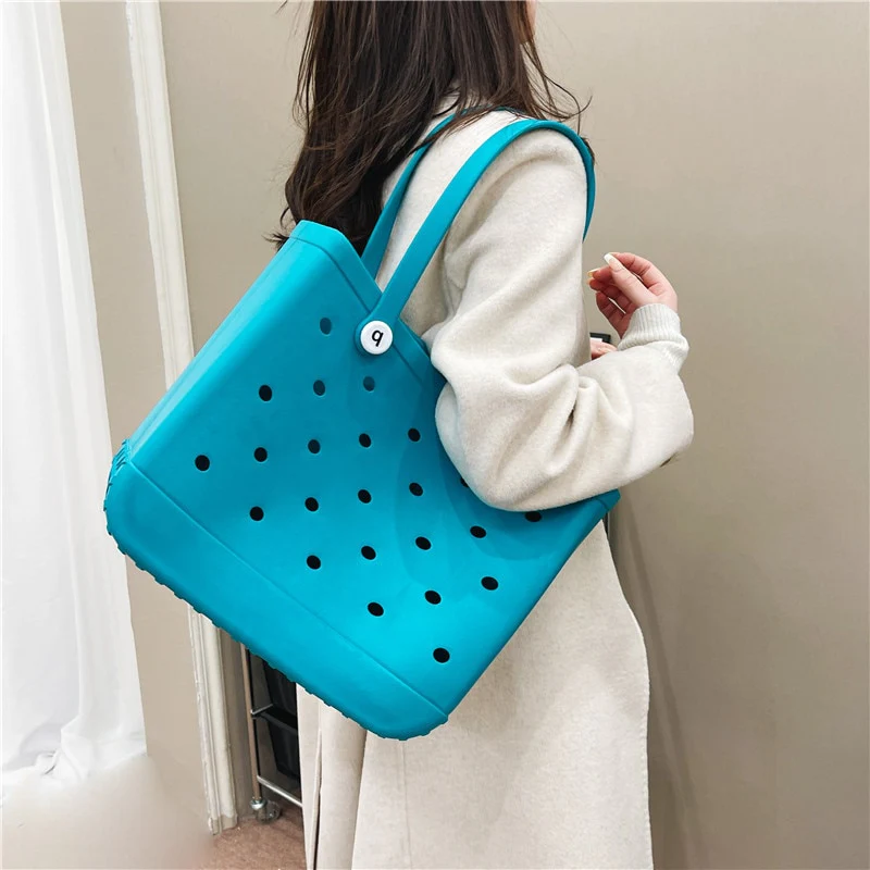 2023 Fashion Bags Solid Color Camouflage Printed EVA Basket Large Capacity Storage Bag - Image 12