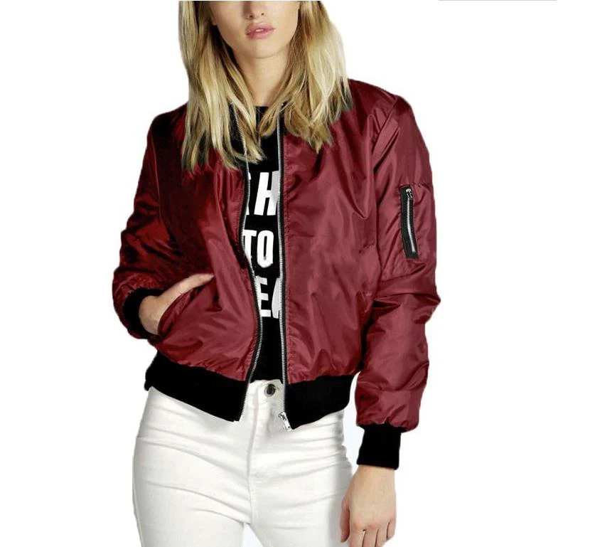 2023 Fashion Summer Windbreaker Women Jacket Coats Long Sleeve Basic Jackets Bomber Thin Women's Work Wear Jacket Female Outwear - Image 2