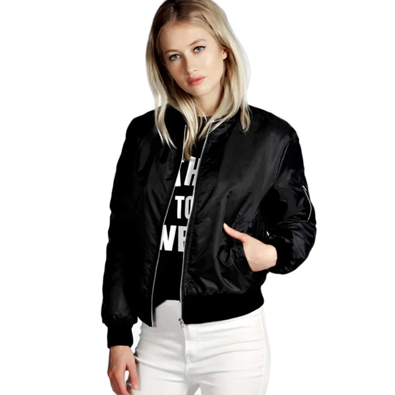 2023 Fashion Summer Windbreaker Women Jacket Coats Long Sleeve Basic Jackets Bomber Thin Women's Work Wear Jacket Female Outwear - Image 7