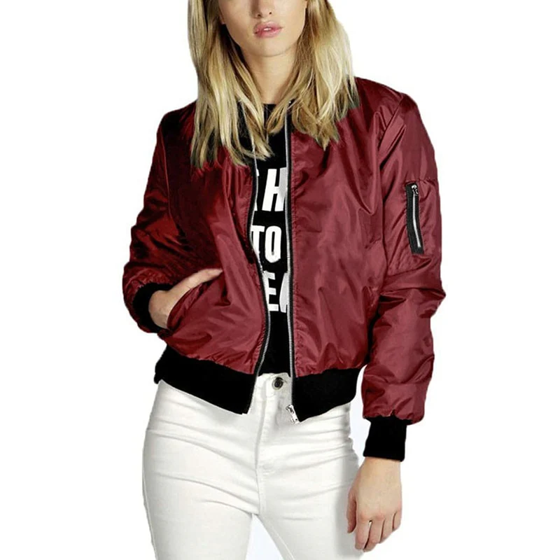 2023 Fashion Summer Windbreaker Women Jacket Coats Long Sleeve Basic Jackets Bomber Thin Women's Work Wear Jacket Female Outwear - Image 9