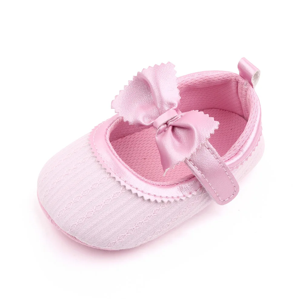 2023 Floral Embroidery Baby Shoes For Newborn Baby Girl Striped Bow First Walker Soft Soles Cute Toddler Anti-Slip Princess Shoe - Image 18