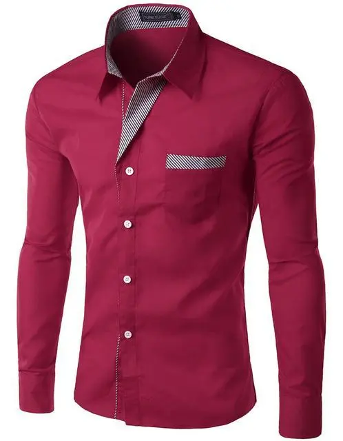 2023 Hot Sale New Fashion Camisa Masculina Long Sleeve Shirt Men Slim fit Design Formal Casual Brand Male Dress Shirt Size M-4XL - Image 10