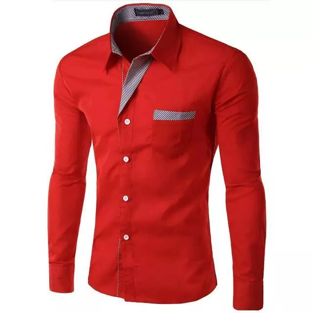 2023 Hot Sale New Fashion Camisa Masculina Long Sleeve Shirt Men Slim fit Design Formal Casual Brand Male Dress Shirt Size M-4XL - Image 14