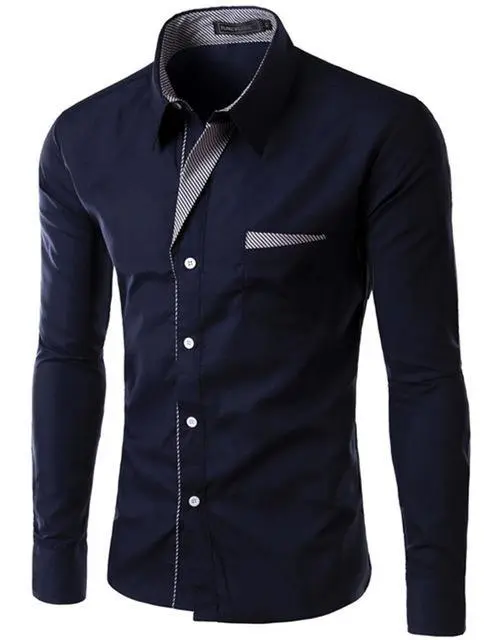 2023 Hot Sale New Fashion Camisa Masculina Long Sleeve Shirt Men Slim fit Design Formal Casual Brand Male Dress Shirt Size M-4XL - Image 17