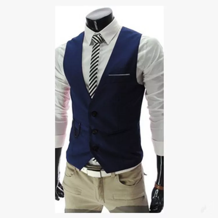 2023 New Arrival Dress Vests For Men Slim Fit Mens Suit Vest Male Waistcoat Gilet Homme Casual Sleeveless Formal Business Jacket - Image 10