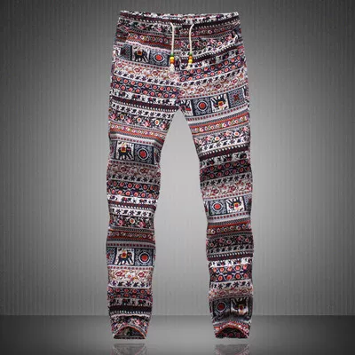 2023 New Fashion Summer Spring Autumn Men Floral Print Joggers Male Casual Summer Pants Mens Sweatpants Linen Pants Men Trouser - Image 6