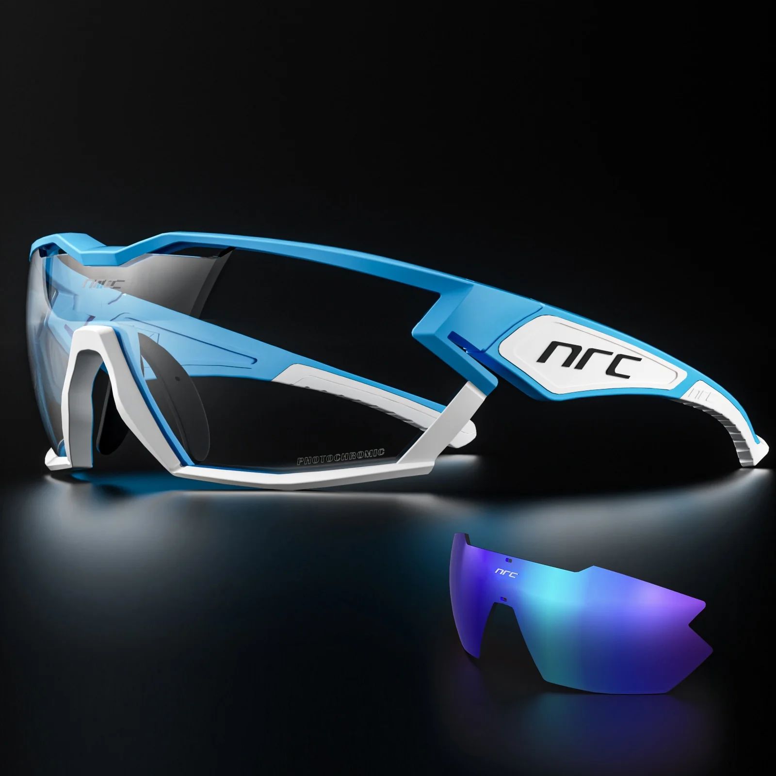 2023 NRC P-Ride Photochromic Cycling Glasses man Mountain Bike Bicycle Sport Cycling Sunglasses - Image 10