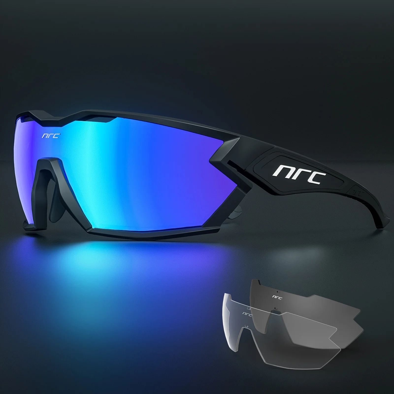 2023 NRC P-Ride Photochromic Cycling Glasses man Mountain Bike Bicycle Sport Cycling Sunglasses - Image 13
