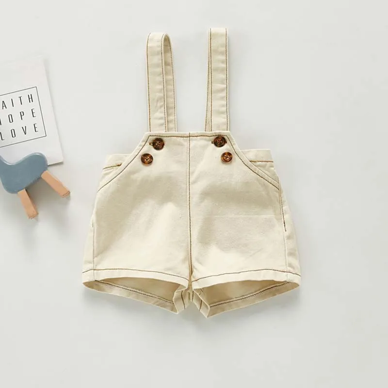 2023 Spring Autumn New Baby Overalls Boys Girls Denim Overalls Kids Jumpsuit Korean Fashion Children Denim Shorts - Image 11