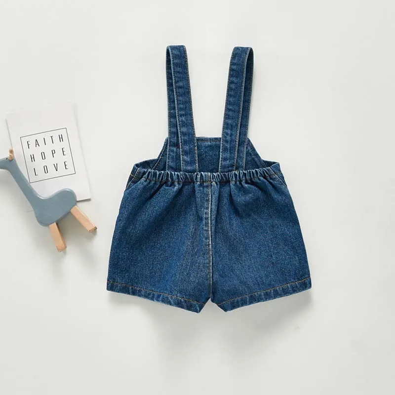 2023 Spring Autumn New Baby Overalls Boys Girls Denim Overalls Kids Jumpsuit Korean Fashion Children Denim Shorts - Image 12