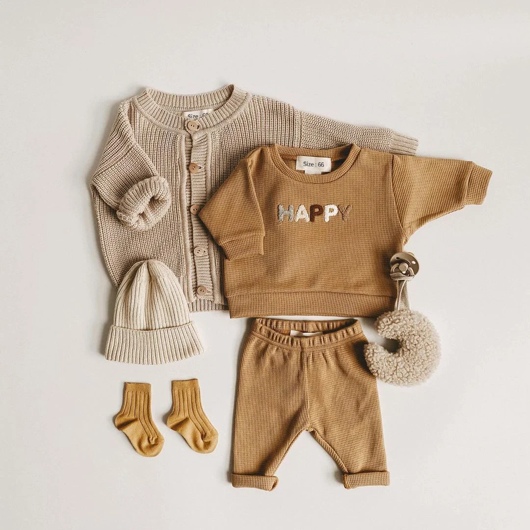 2023 Spring Fashion Baby Clothing Baby Girl Boy Clothes Set Newborn Sweatshirt + Pants Kids Suit Outfit Costume Sets Accessories - Image 6